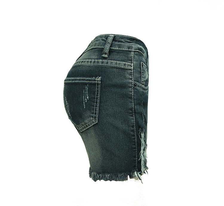 Pantaloni scurți casual de damă cu motive rupte