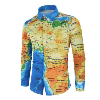 Camasa barbateasca model NOU cu maneci lungi si aplicatie in mai multe culori