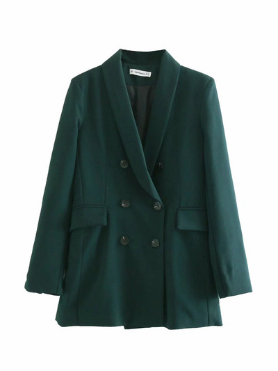 Stílusos női kabát - hosszú, sárga modell