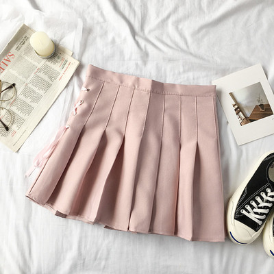 Lezser női szoknya három színben, nyakkendővel