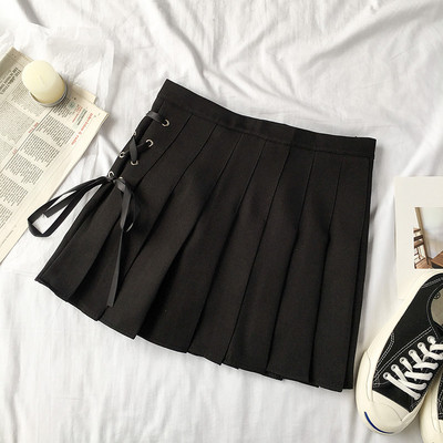 Lezser női szoknya három színben, nyakkendővel