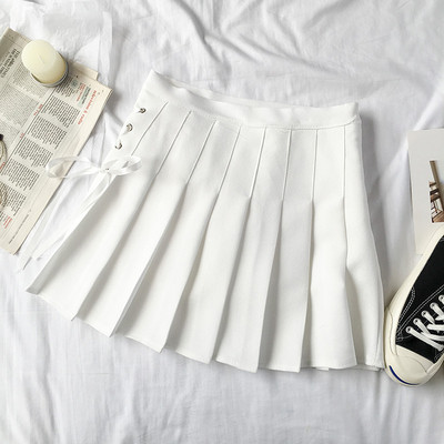 Lezser női szoknya három színben, nyakkendővel