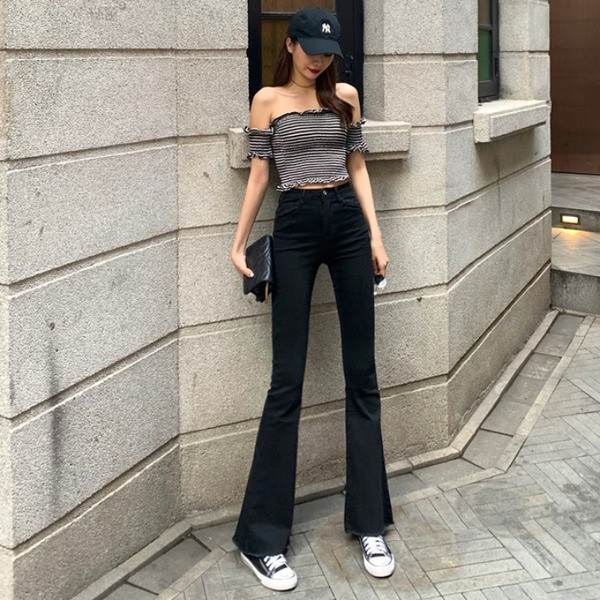 Blugi casual dama in doua culori tip Charston