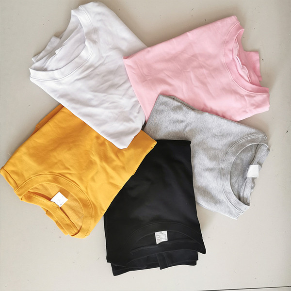 Tricou casual dama cu inscriptie si maneci scurte in mai multe culori