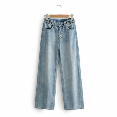 Női farmer két színben - széles modell