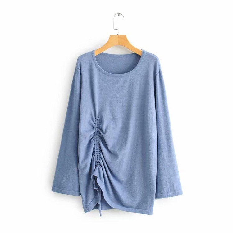 Női blúz hosszú ujjal - széles modell