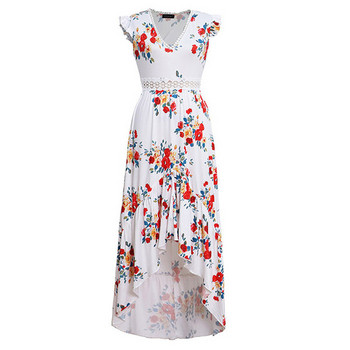 Alkalmi női ruha aszimmetrikus modell négy színben