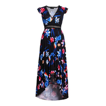 Alkalmi női ruha aszimmetrikus modell négy színben