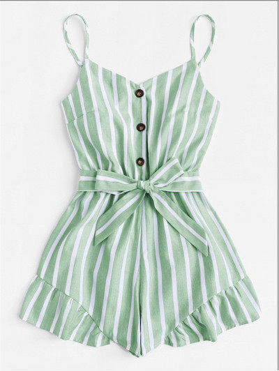 Női alkalmi kombiné nyakkendővel és vékony pántokkal, két színben