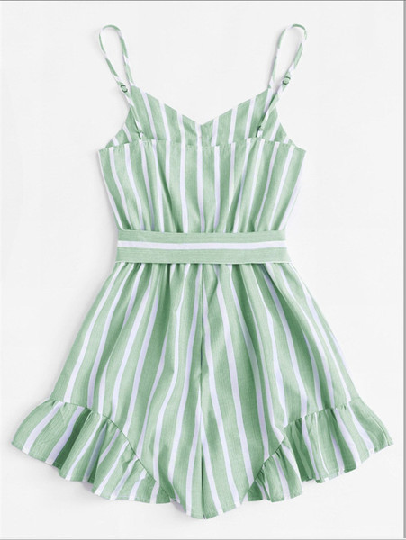 Női alkalmi kombiné nyakkendővel és vékony pántokkal, két színben