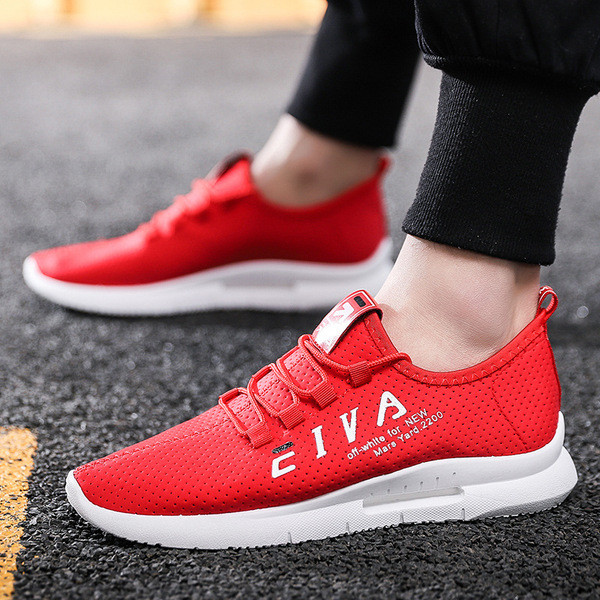 Tenisi moderni pentru bărbați cu șireturi în trei culori