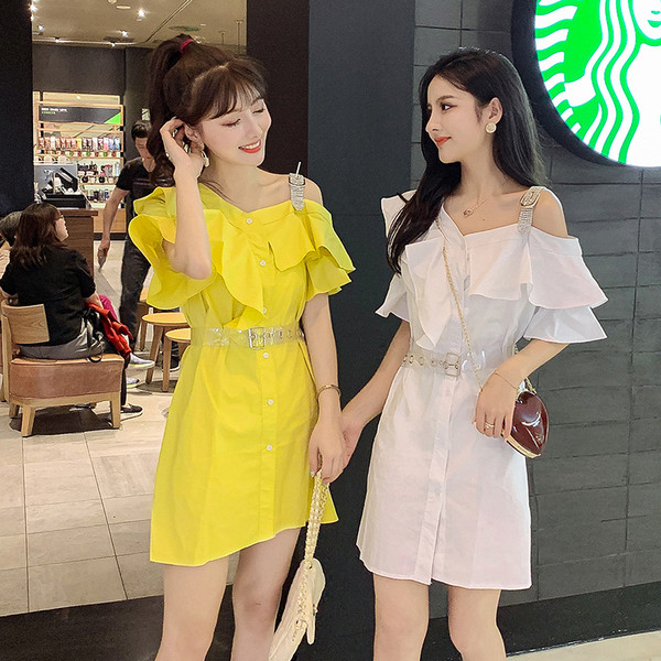 Női alkalmi ruha három színben