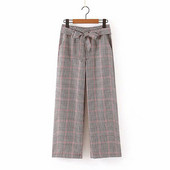 Női kockás nadrág - széles nadrág