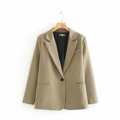 Elegáns barna női kabát