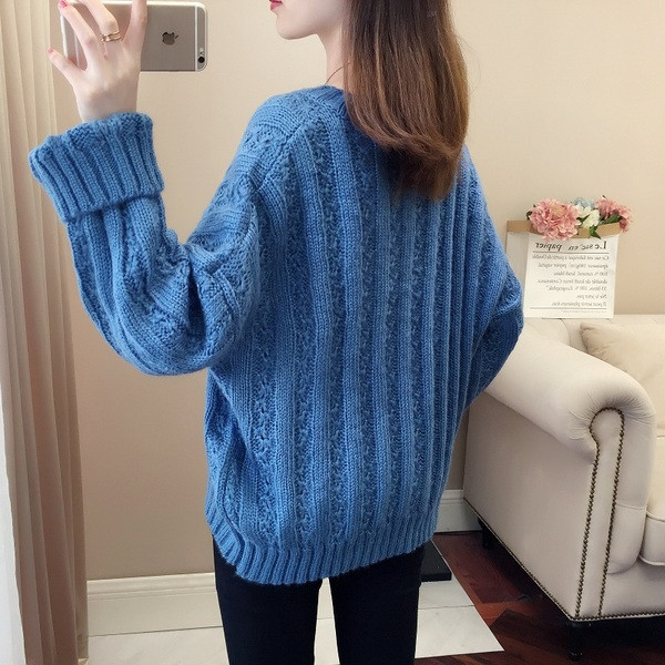 Női alkalmi pulóver három színben