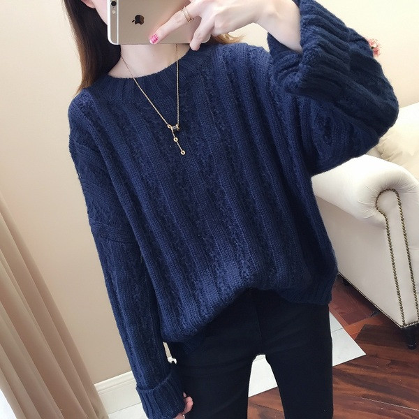 Női alkalmi pulóver három színben