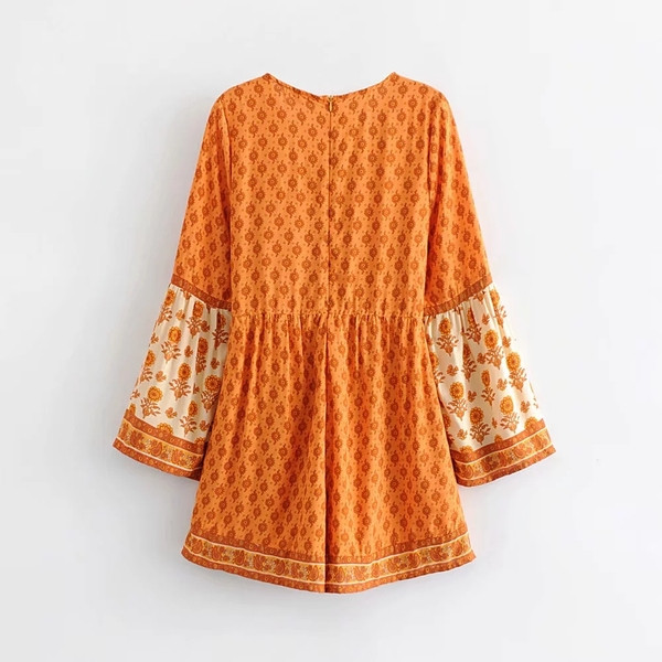 Női overál narancssárga megkötővel