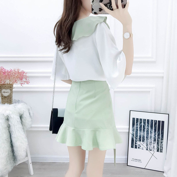 Női modern ruha több színben 3/4-es ujjal