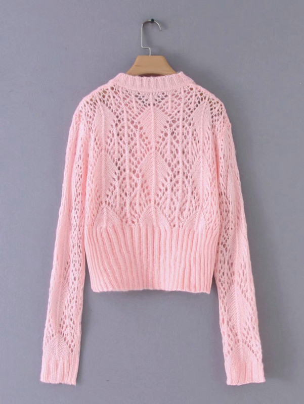 Elegáns női mellény rózsaszín és fehér színben