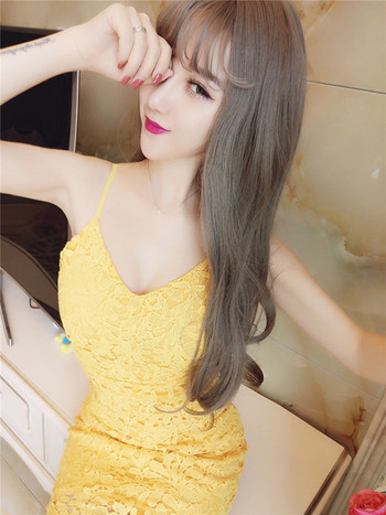 Női modern csipkeruha három színben