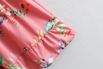 Női ruha hosszú ujjal, színes mintával