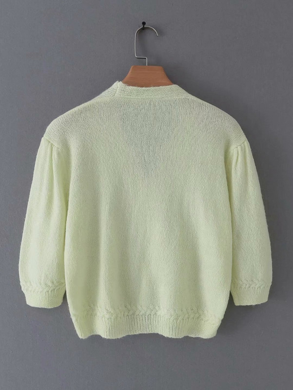 Rövid női kardigán rövid ujjal, két színben