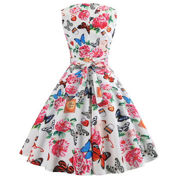 Rochie moderna de dama cu bretele late in alb cu aplicatie