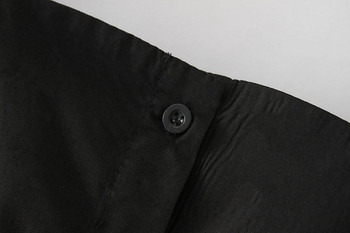 Rochie casual de dama cu bretele negre