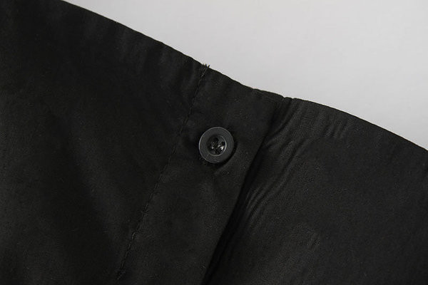 Rochie casual de dama cu bretele negre