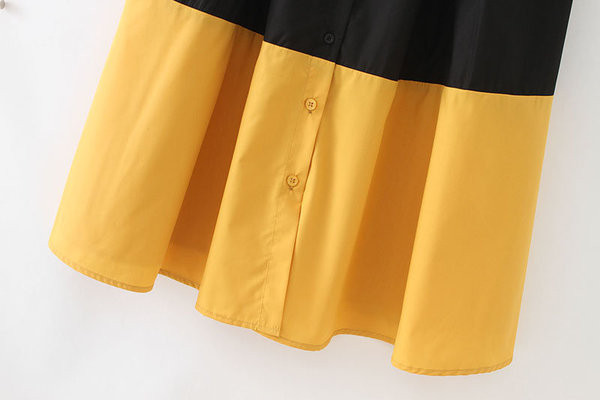 Rochie casual de dama cu bretele negre