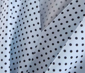 Rochie casual de dama cu buline de culoare albastra