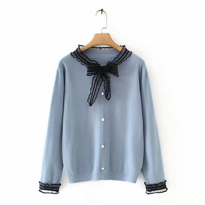 Elegáns kardigán csipkével, három színben