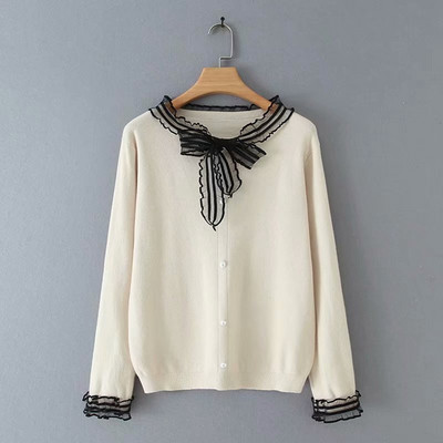 Elegáns kardigán csipkével, három színben