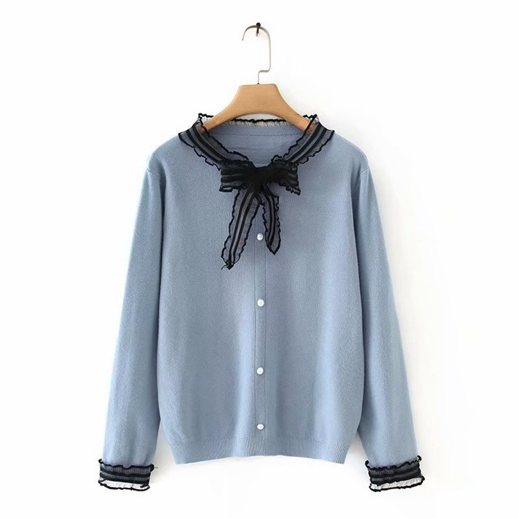 Elegáns kardigán csipkével, három színben