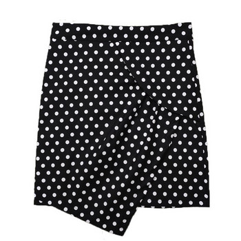 Rochie modernă de damă cu puncte negre