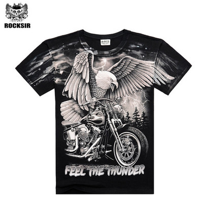 Tricou pentru bărbați cu mâneci scurte și aplicație