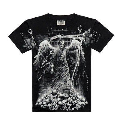 Tricou pentru bărbați cu mâneci scurte și aplicație