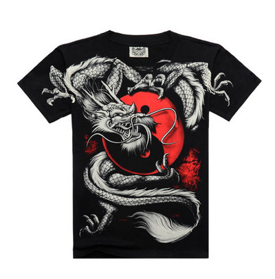 Tricou pentru bărbați cu mâneci scurte și aplicație