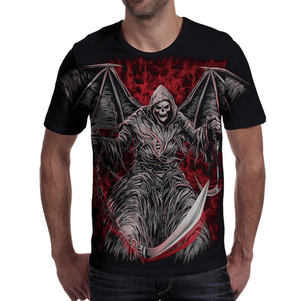 Tricou pentru bărbați cu mâneci scurte și aplicație