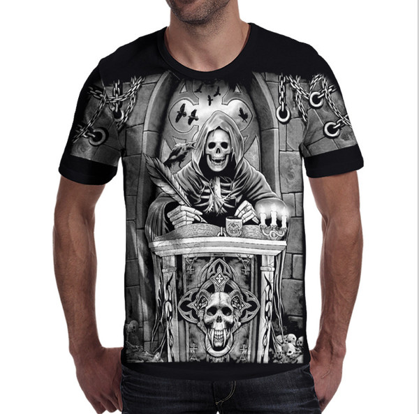 Tricou pentru bărbați cu mâneci scurte și aplicație