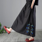 Női lezser hosszú szoknya két színben