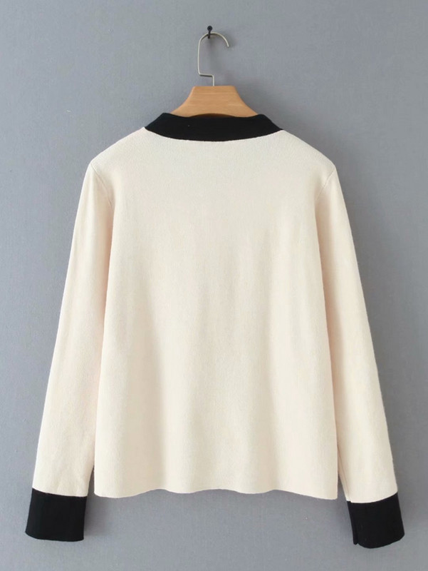 Set de cămașă și fustă pentru femei - tricotat subțire