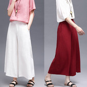 Pantaloni largi casual dama in mai multe culori