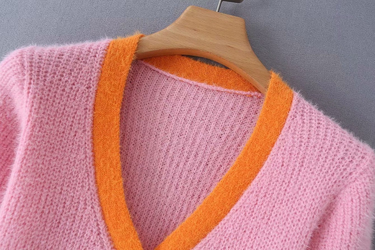 Rövid női kardigán rövid ujjú, rózsaszín