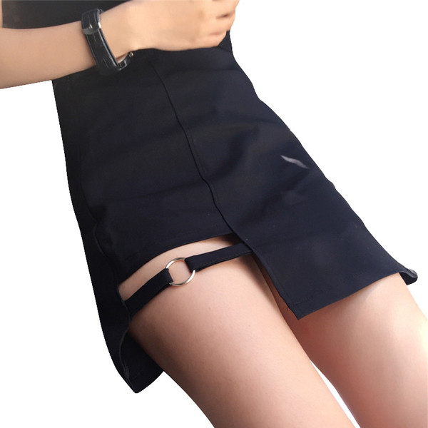 Fusta scurta moderna de dama de culoare neagra