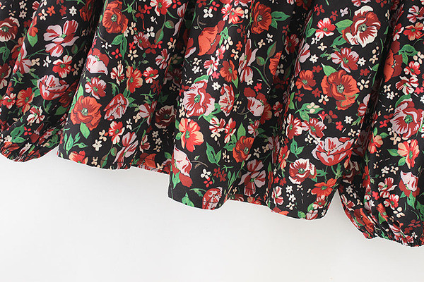 Virágmintás női blúz