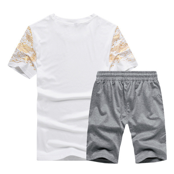 Set sport zilnic pentru bărbați din două părți în mai multe culori