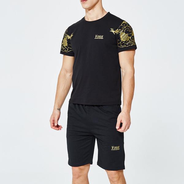 Set sport zilnic pentru bărbați din două părți în mai multe culori