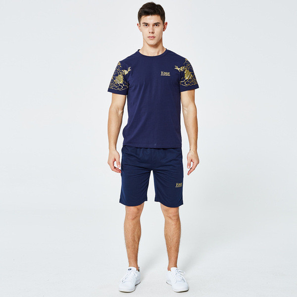 Set sport zilnic pentru bărbați din două părți în mai multe culori