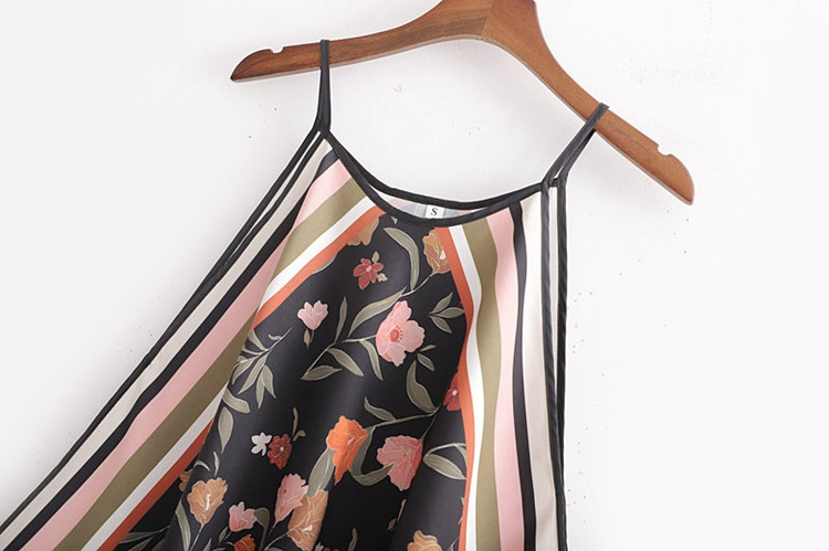 Maieu lung asimetric cu bretele subțiri